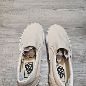 Vans Classic Beige Slip-On Shoes
